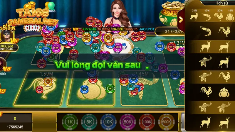 Bầu cua online tại 68gamebai giữ nguyên cách chơi truyền thống